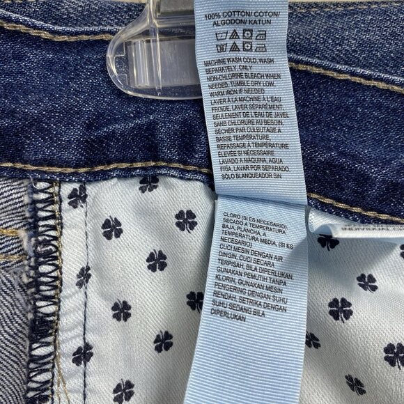 Lucky Brand Sienna Slim Boyfriend Low-Rise Distressed Jeans Women Size 0/25 Blue - Picture 12 of 16